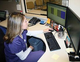 adult student sitting at desk